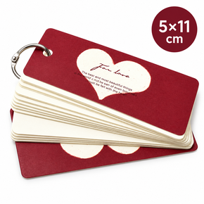 Notebook with metal ring
