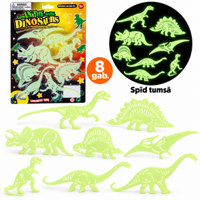 Toy dinosaur set