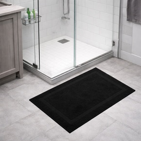 Badrumsmatta 50x70 , svart, 700 gr