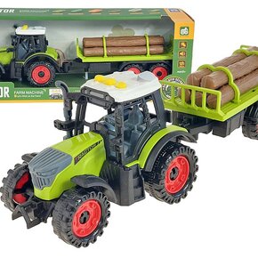 Rotaļu traktors ar piekabi