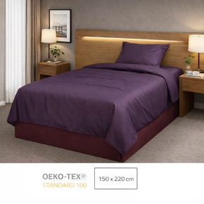 Duvet cover Executive 150x220 cm satin Violet single