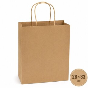 Eco-friendly gift bag, 33 x 26 x 12 cm