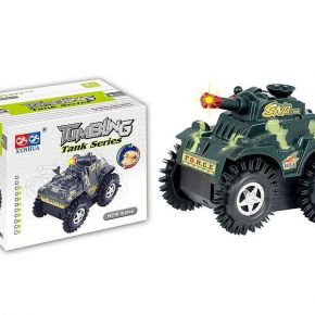Rotaļu tanks ar baterijām.