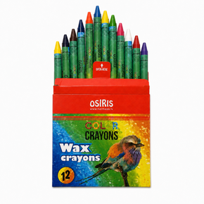 Wax crayons 12 colors