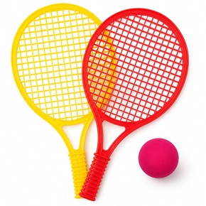 Tennisketsjär med boll