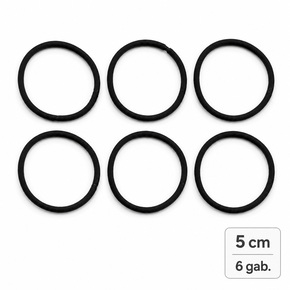 Hair ties (set of 6)