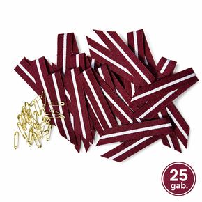 Patriot pins-ribbon Latvian flag 25 pcs.