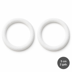 Hair rubber white 2 pcs