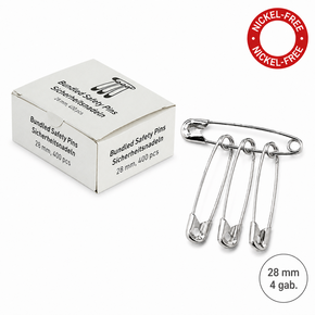 Set of safety pins 28 mm 4 pcs.