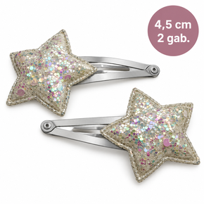 Metal hair buckles 2 pcs