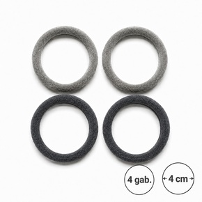 4 hair ties