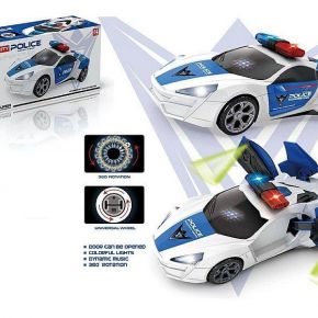 Rotaļu policijas auto ar skaņu un gaismu