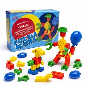 Pusselblock, legokonstruktör