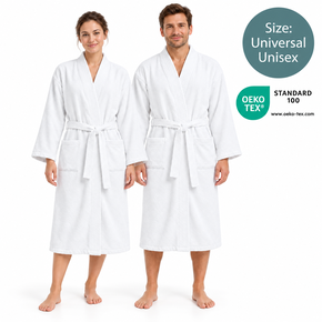 Standarta halāts, universāls izmērs, balts (unisex)