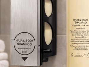 A Revolution in Hotel Bathrooms: A Dispensing System That Reduces Shampoo Consumption 2.5-Fold