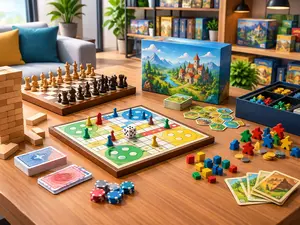 Популярные настольные игры для дома и торговли